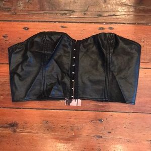 NWT Urban Outfitters Leather Corset